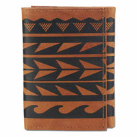 KT26 - Hawaiian tattoo Trifold Wallet - Art "Maka Ihe" by Keahi Raikes - NĀ KOA