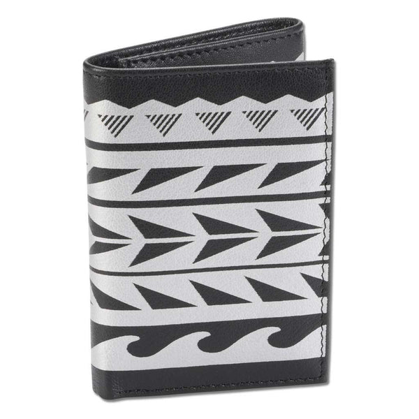 KT26 - Hawaiian tattoo Trifold Wallet - Art "Maka Ihe" by Keahi Raikes - NĀ KOA