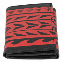 KT26 - Hawaiian tattoo Trifold Wallet - Art "Maka Ihe" by Keahi Raikes - NĀ KOA