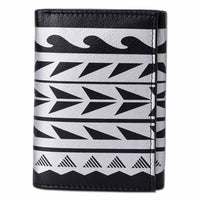 KT26 - Hawaiian tattoo Trifold Wallet - Art "Maka Ihe" by Keahi Raikes - NĀ KOA