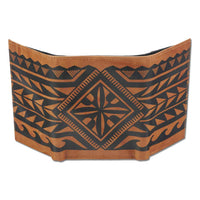 KT26 - Hawaiian tattoo Trifold Wallet - Art "Maka Ihe" by Keahi Raikes - NĀ KOA