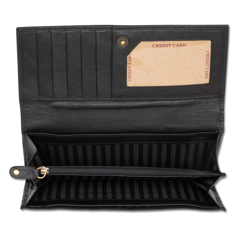 KW24 - Hawaiian Wing tattoo clutch wallet - Art: