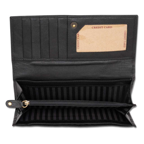 KW24 - Hawaiian Wing tattoo clutch wallet - Art: "Kaulele" by Megan Jones - NĀ KOA
