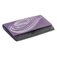 KW24 - Hawaiian Wing tattoo clutch wallet - Art: "Kaulele" by Megan Jones - NĀ KOA