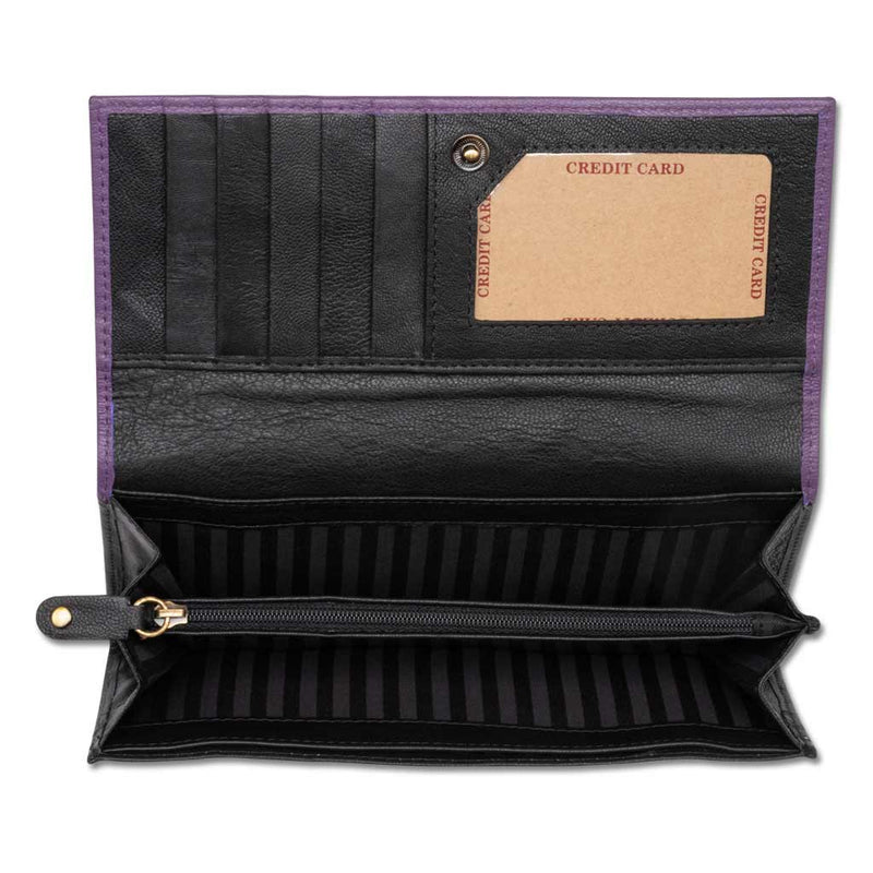 KW24 - Hawaiian Wing tattoo clutch wallet - Art: