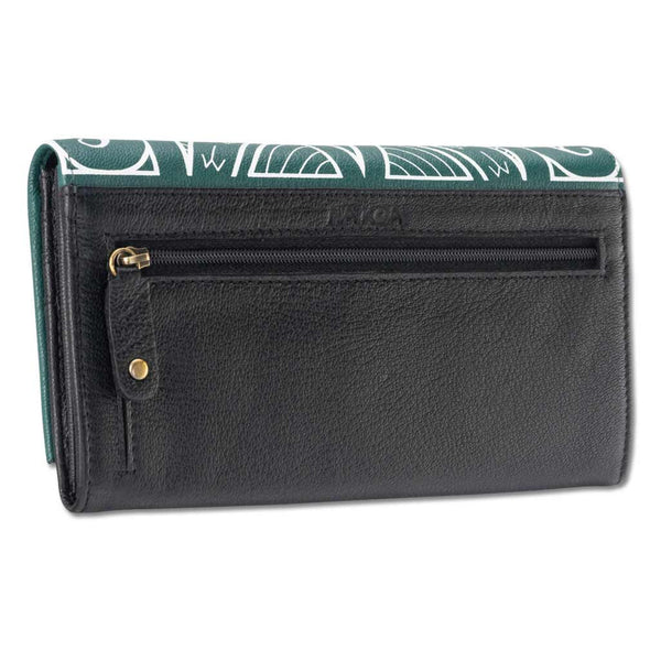 KW21 > Polynesian > Samoan > clutch wallet > tattoo - Polynesian tattoo clutch wallet - Art: "Ikaika" by Eugene Ta'ase - NĀ KOA