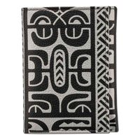 Trifold Wallet - SALE French Polynesian tattoo trifold wallet - Art: "Te Atua" by Sulu'ape Pili Mo'o - NĀ KOA