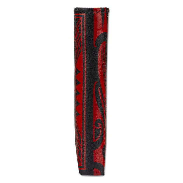 KM29 - Samoan fish hook tattoo bifold wallet - Art: "Makau" by Sulu'ape Si'i Liufau - NĀ KOA