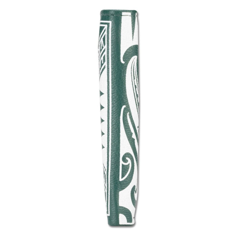 Green - Samoan fish hook tattoo bifold wallet - Art: