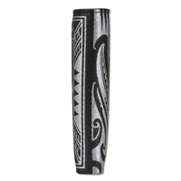 KM29 - Samoan fish hook tattoo bifold wallet - Art: "Makau" by Sulu'ape Si'i Liufau - NĀ KOA