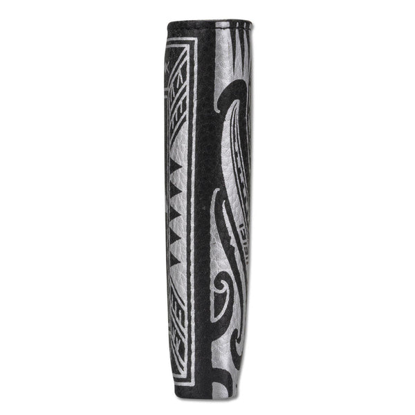 KM29 - Samoan fish hook tattoo bifold wallet - Art: "Makau" by Sulu'ape Si'i Liufau - NĀ KOA