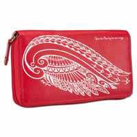 KZ24 - Wing Hawaiian tattoo wallet - Design: Kaulele by Megan Jones - NĀ KOA