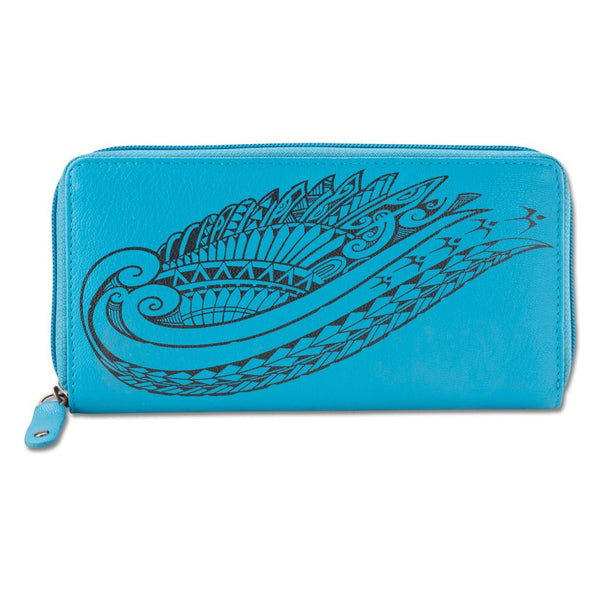 KZ24 - Wing Hawaiian tattoo wallet - Design: Kaulele by Megan Jones - NĀ KOA