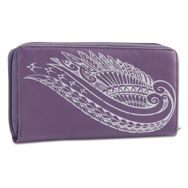 KZ24 - Wing Hawaiian tattoo wallet - Design: Kaulele by Megan Jones - NĀ KOA