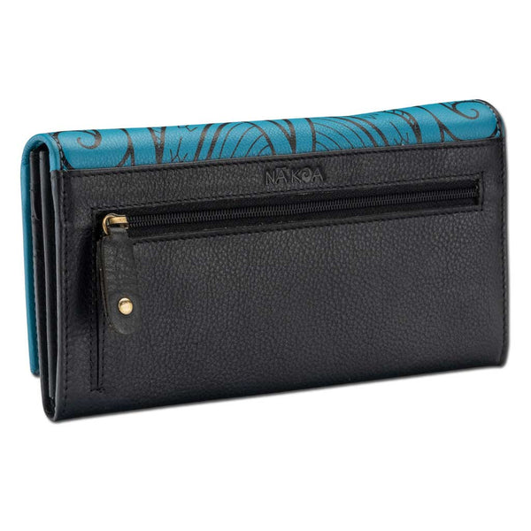 Polynesian tattoo clutch wallet - Art: "Ikaika" by Eugene Ta'ase