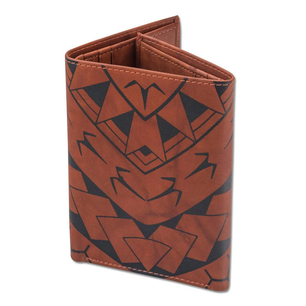 BourbonRFID - KT21 - Polynesian tattoo trifold wallet - Art: "Ma
