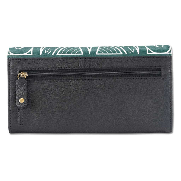 Polynesian tattoo clutch wallet - Art: "Ikaika" by Eugene Ta'ase