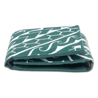 Green - KT21 - Polynesian tattoo trifold wallet - Art: "Manu" by Eugene Ta'ase - NĀ KOA
