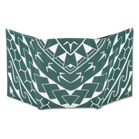 Green - KT21 - Polynesian tattoo trifold wallet - Art: "Manu" by Eugene Ta'ase - NĀ KOA