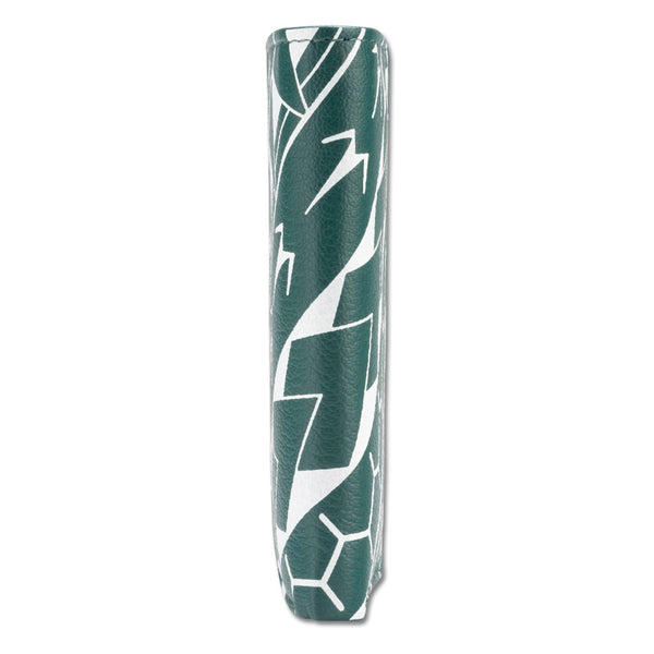 Green - KT21 - Polynesian tattoo trifold wallet - Art: "Manu" by Eugene Ta'ase - NĀ KOA