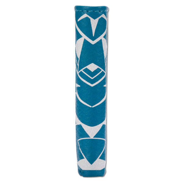 SkyBlueRFID - KM21 - Polynesian tattoo bifold wallet - Art: "Manu" by Eugene Ta'ase - NĀ KOA