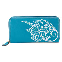 Polynesian tattoo wallet for women - Art: "Hohonu" by Teva Lowy