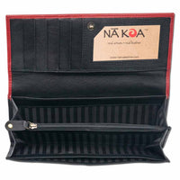 Polynesian tattoo clutch wallet - Art: "Ikaika" by Eugene Ta'ase