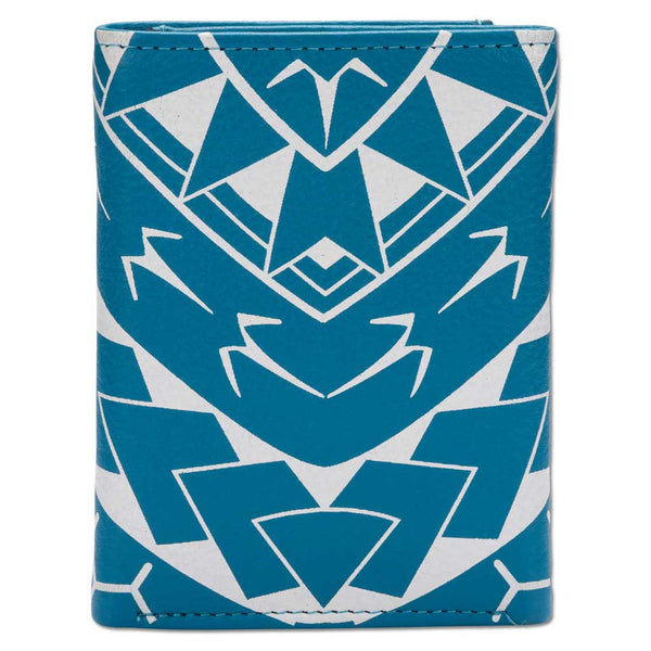 SkyBlueRFID - KT21 - Polynesian tattoo trifold wallet - Art: "Manu" by Eugene Ta'ase - NĀ KOA