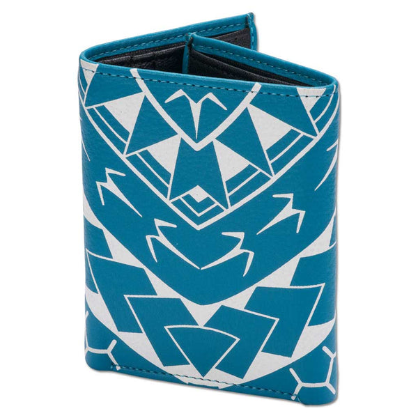 SkyBlueRFID - KT21 - Polynesian tattoo trifold wallet - Art: "Manu" by Eugene Ta'ase - NĀ KOA