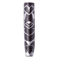 BlackwithSilver - KM21 - Polynesian tattoo bifold wallet - Art: "Manu" by Eugene Ta'ase - NĀ KOA