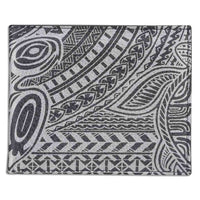 BlackwithSilverRFID - Hawaiian honu turtle tattoo wallet - NĀ KOA