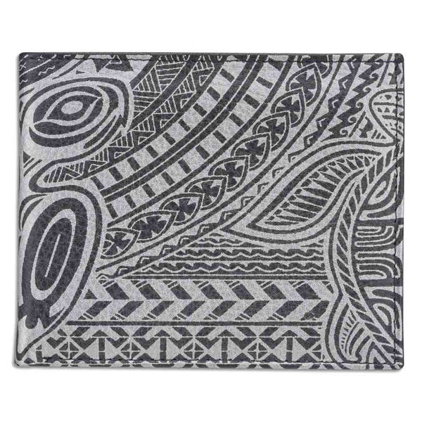 BlackwithSilverRFID - Hawaiian honu turtle tattoo wallet - NĀ KOA