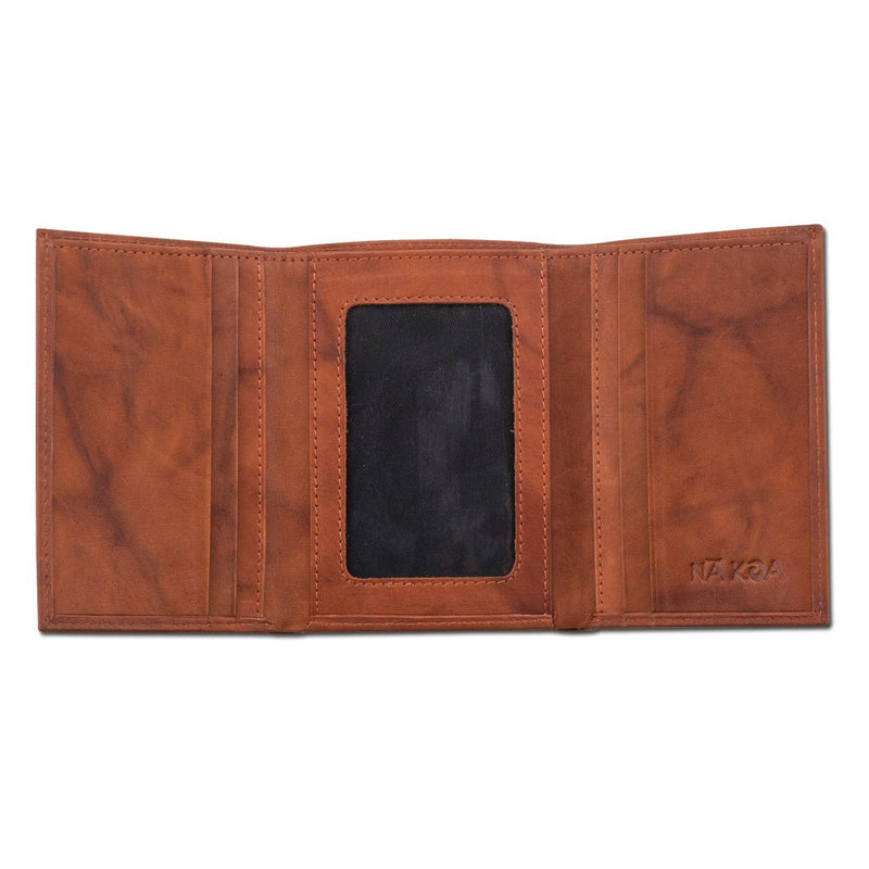 BourbonRFID KT22 - Hawaiian tattoo trifold wallet - Art: 