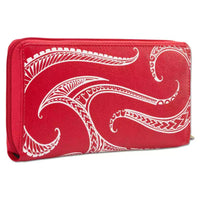 KZ21 - Hawaiian tattoo wallet for women - Art: "Ola" by Kuaika Quenga - NĀ KOA