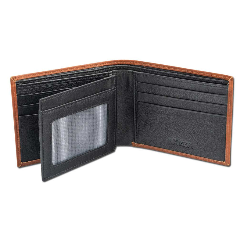 BourbonRFID KM35 - Hawaiian tattoo wallet with flip ID - Art: 