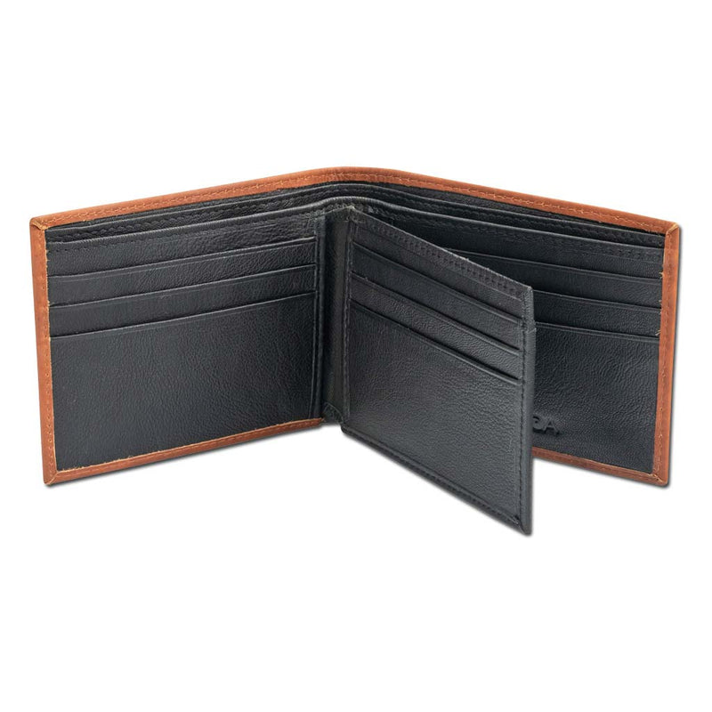 BourbonRFID KM35 - Hawaiian tattoo wallet with flip ID - Art: 