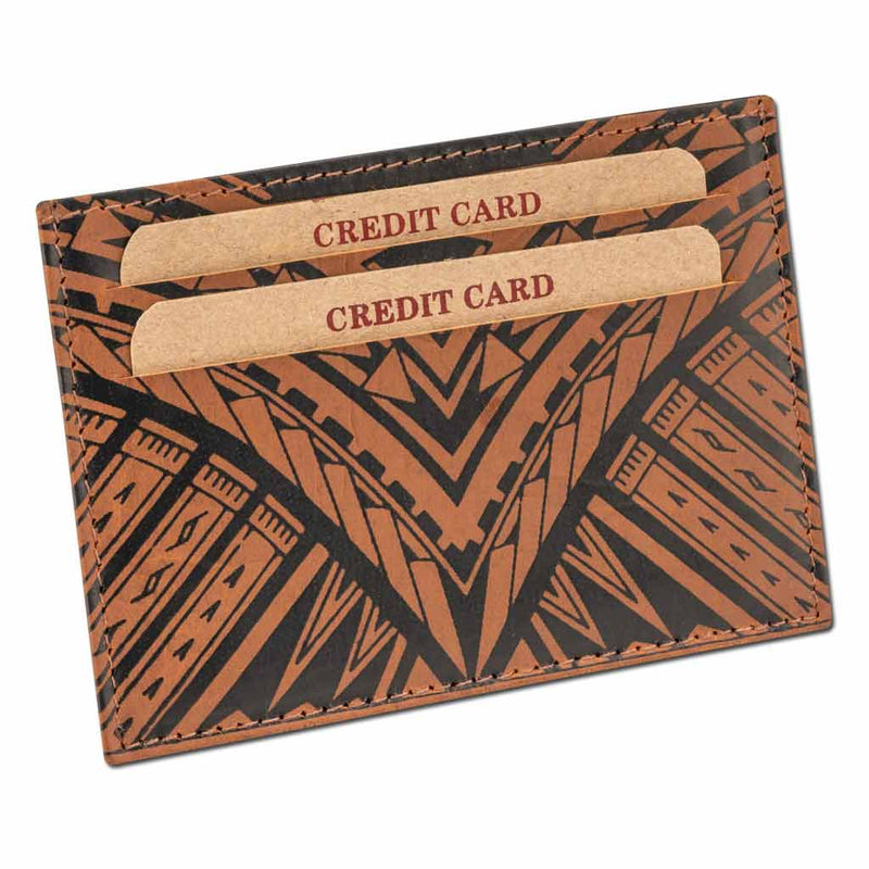 KK24 - Polynesian tattoo card holder - Art: 