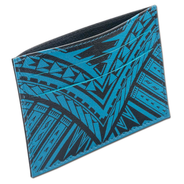 AquaRFID - KK24 - Polynesian tattoo card holder - Art: "Weka" by Kuaika Quenga - NĀ KOA