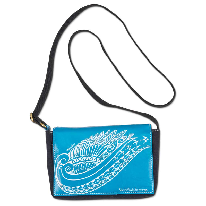KP21 A - Polynesian Tattoo Crossbody Purse - Art: 