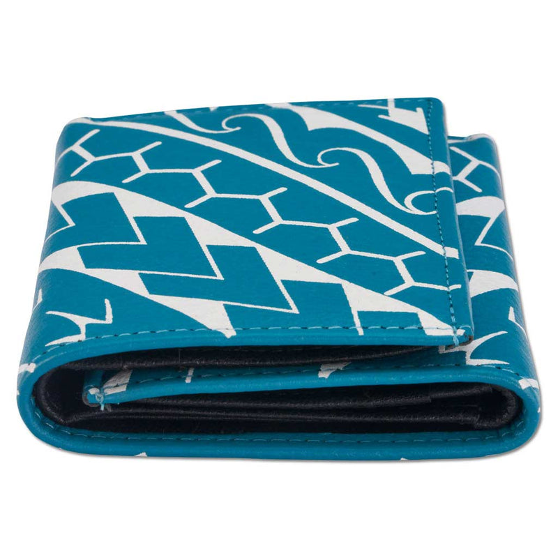 SkyBlueRFID - Polynesian tattoo trifold wallet - Art: 