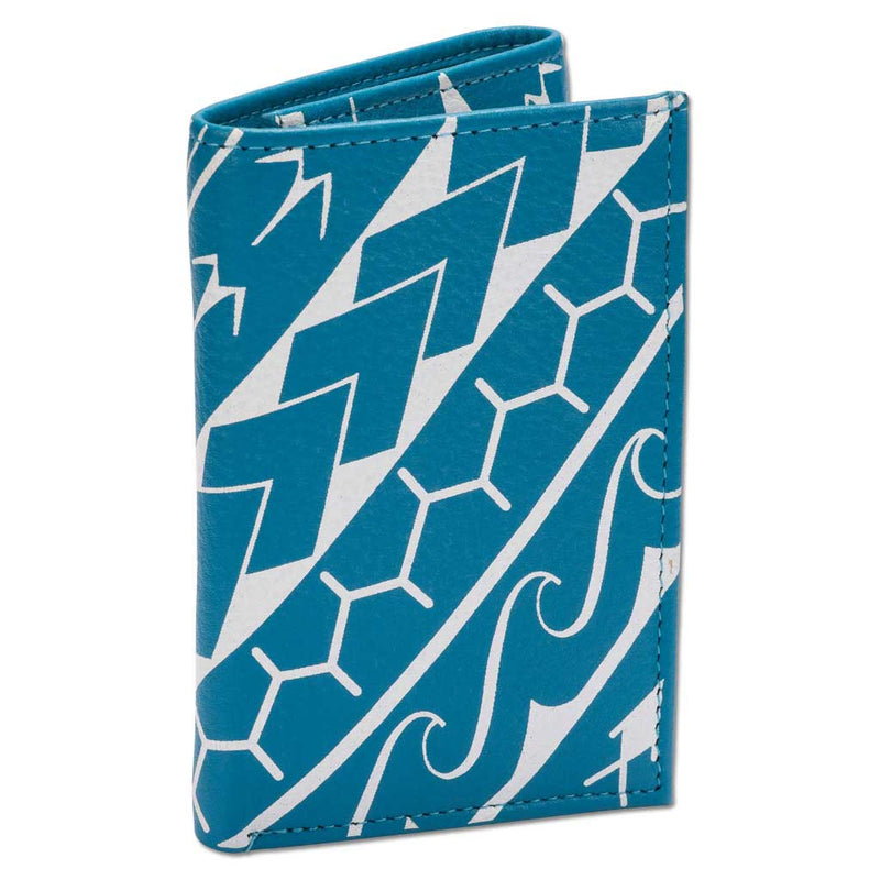 SkyBlueRFID - KT21 - Polynesian tattoo trifold wallet - Art: 