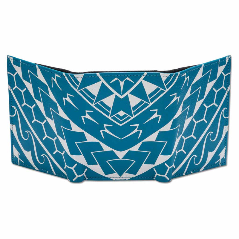 SkyBlueRFID - Polynesian tattoo trifold wallet - Art: 
