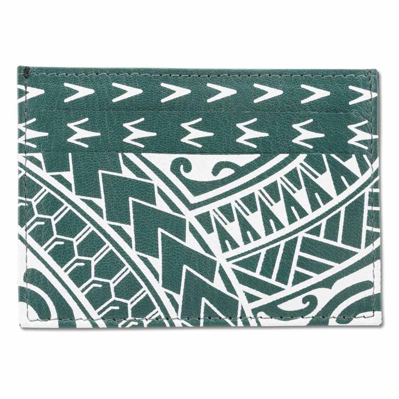 Green - KK22 - Samoan tattoo card holder - Art: 