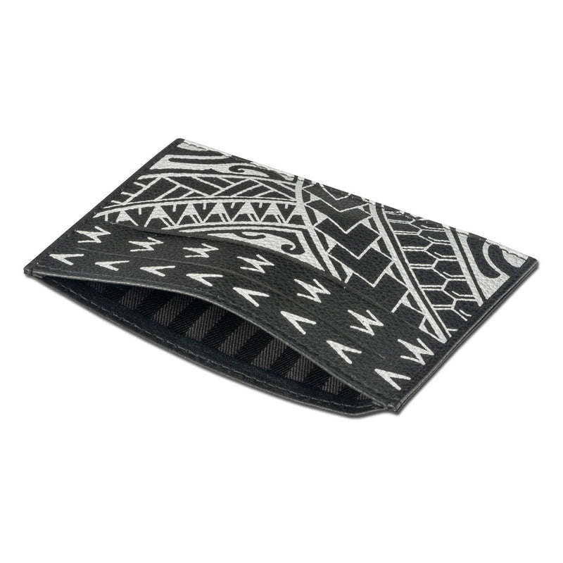 BlackwithSilver - KK22 - Samoan tattoo card holder - Art: 