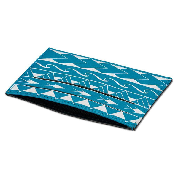 SkyBlueRFID - KK21 - Samoan tattoo card holder - Art: "Loa" by Eugene Ta'ase - NĀ KOA