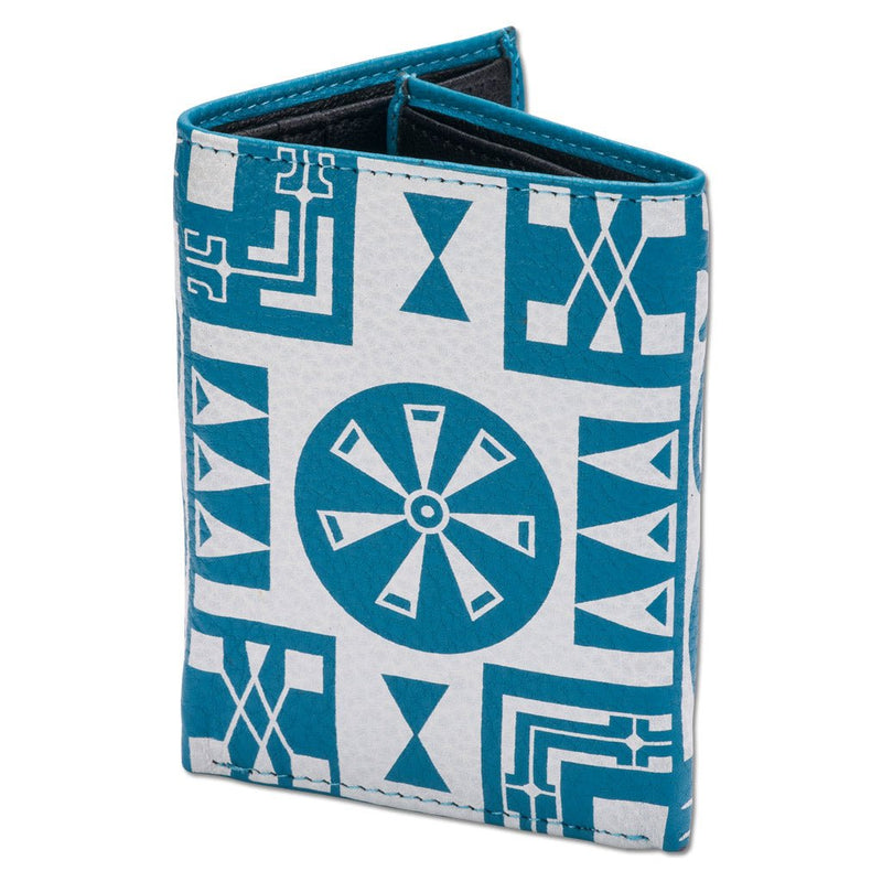 SkyBlueRFID - Tahitian shark tattoo trifold wallet - Art: 
