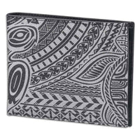 KM35 - Hawaiian tattoo wallet with flip ID - Art: " 'Ohana" by Samson Harp - NĀ KOA