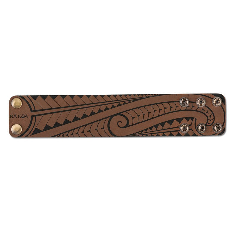 Cuff Bracelets >Hawaiian>Polynesian > Maori> Polynesian Tattoo - Maori tattoo cuff - Art: 