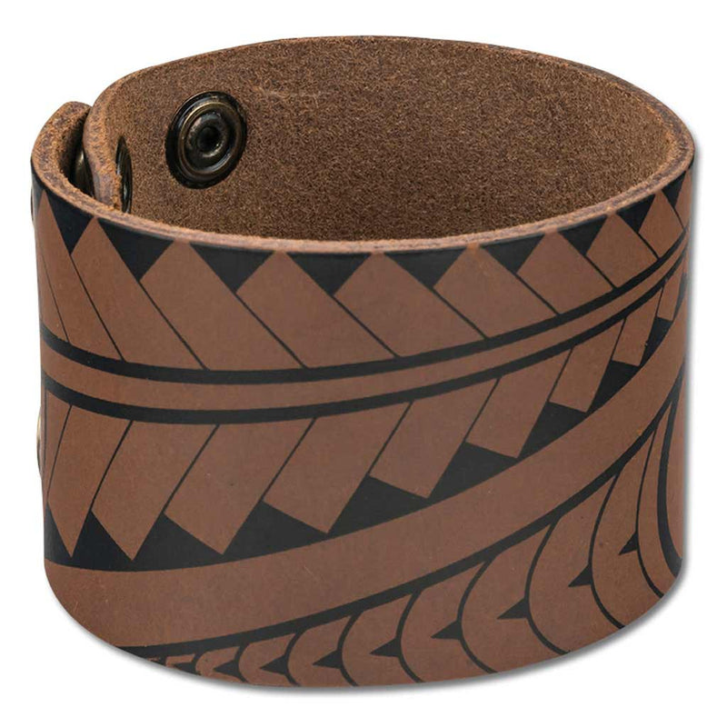 Cuff Bracelets >Hawaiian>Polynesian > Maori> Polynesian Tattoo - Maori tattoo cuff - Art: 
