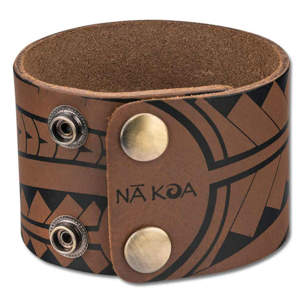 Cuff Bracelets >Hawaiian>Polynesian > Maori> Polynesian Tattoo - Maori tattoo cuff - Art: "'Eleu" by Katerina Mauri Moko - NĀ KOA